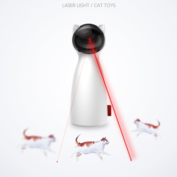 Smart LED Laser Cat Toy – Automatic Interactive Exercise Trainer