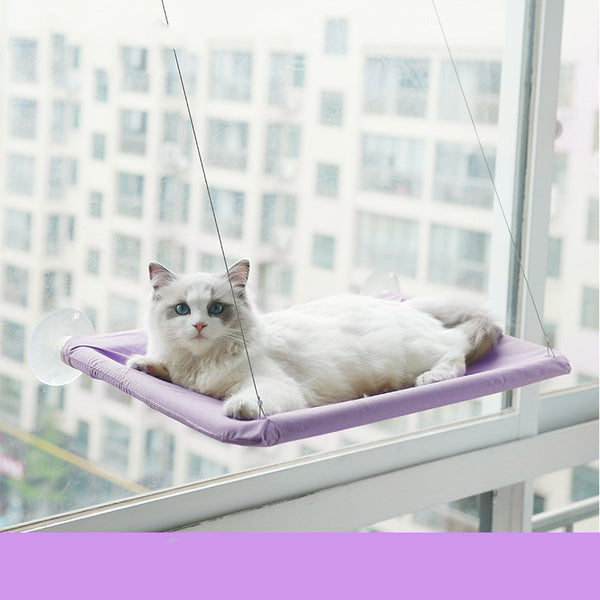 Cat Window Hammock – Hanging Litter Sucker Bed for Sunbathing Cats