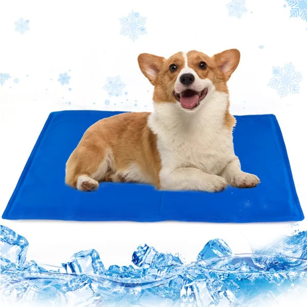 Dog Cooling Mat – Pressure-Activated Gel Pad for Pets, No Freezing Needed, Portable & Eco-Friendly