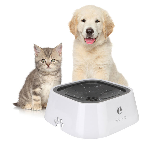 2L Floating Pet Water Bowl – Anti-Spill Slow Feeder for Cats & Dogs | Travel & Home Use